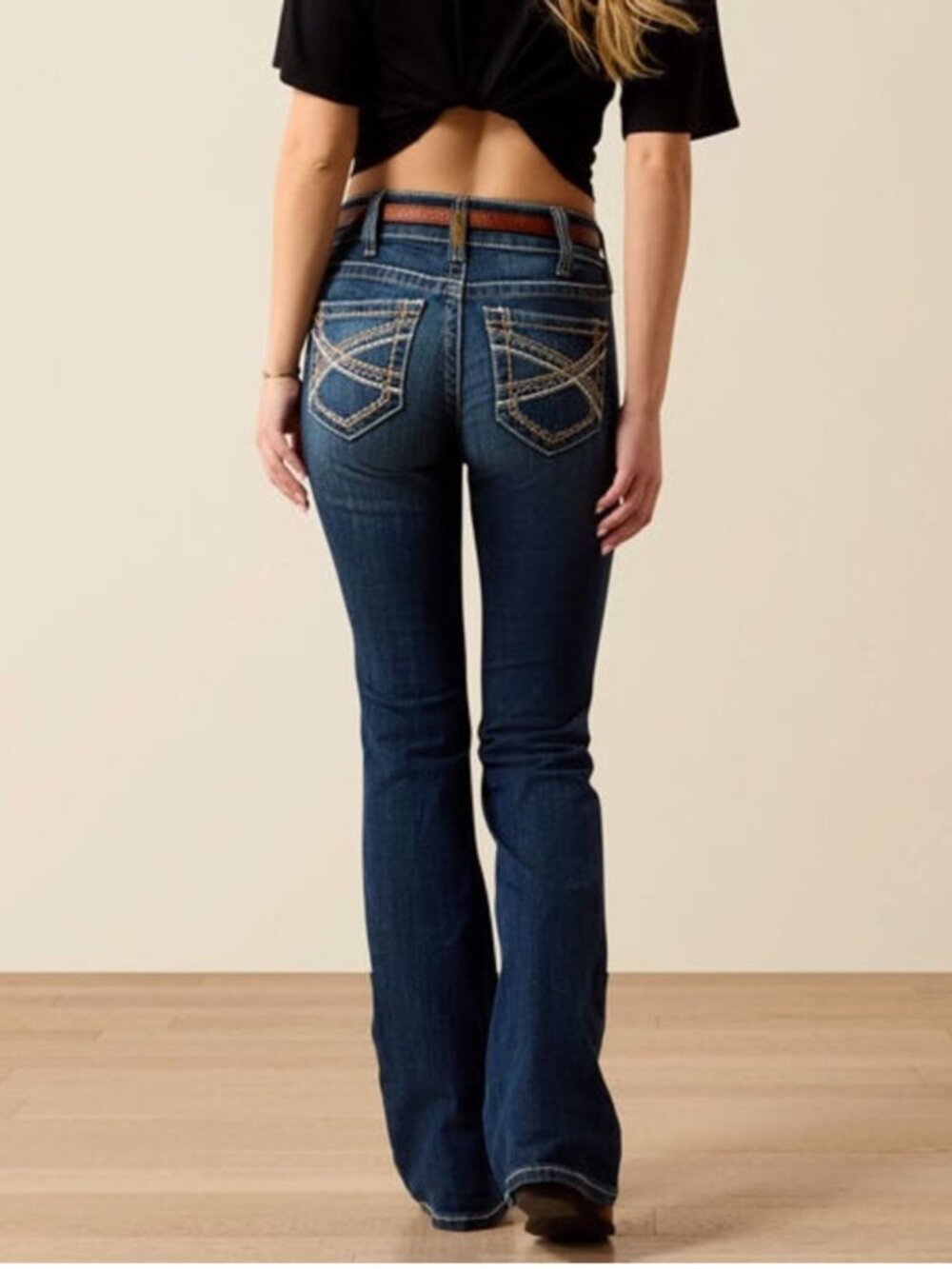 ARIAT | R.E.A.L Midrise Stretch Entwined Bootcut Jeans | Festival Blue | Size 30